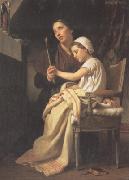 Adolphe William Bouguereau, The Thank Offering (mk26)